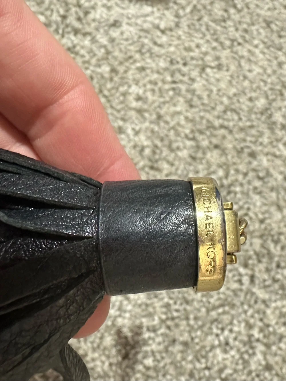 Michael Kors Black Tassel Bag Charm